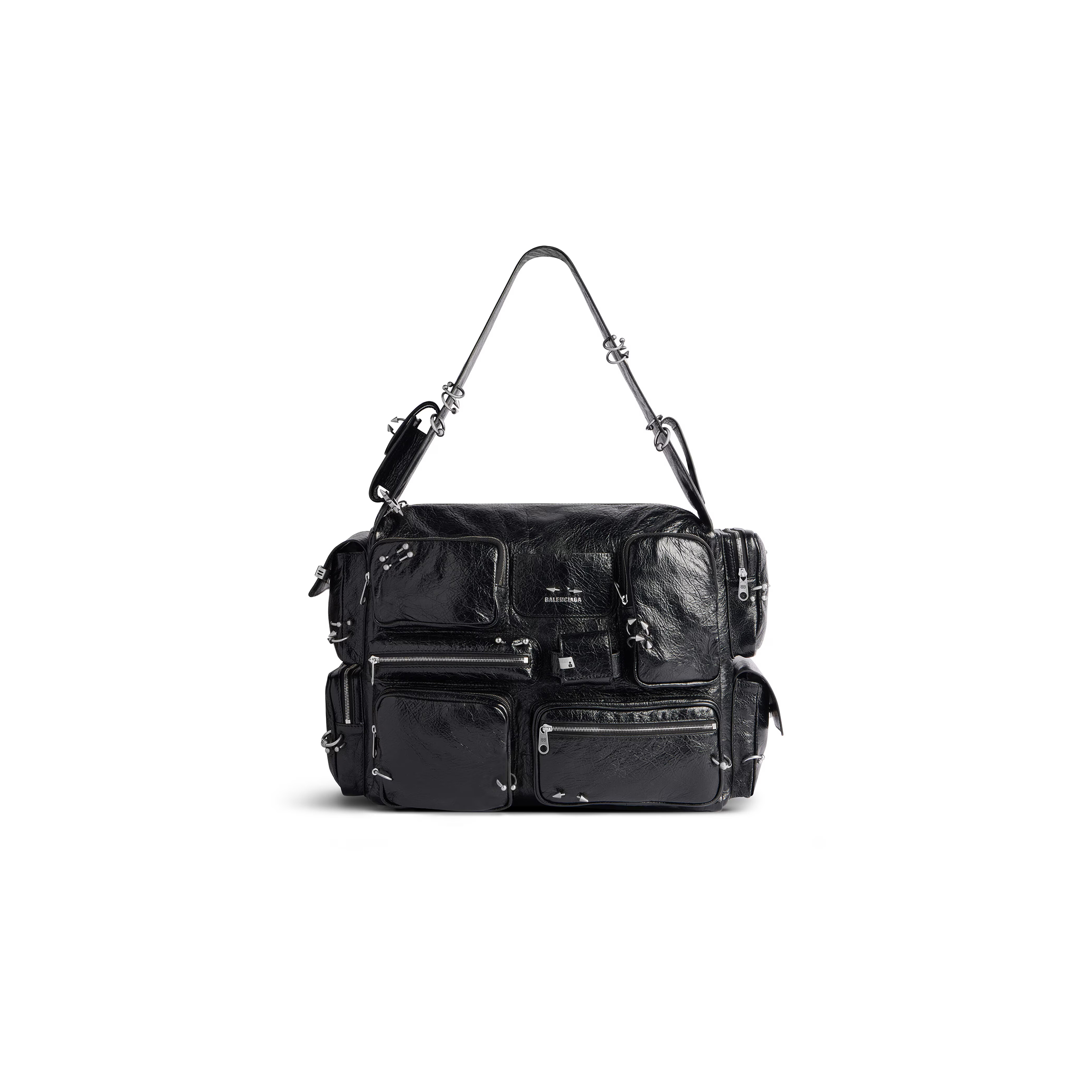 ba*len*cia*ga men''s S*perbusy sling bag large in black 7021682abdj1000 (41.9*29*18.9cm)